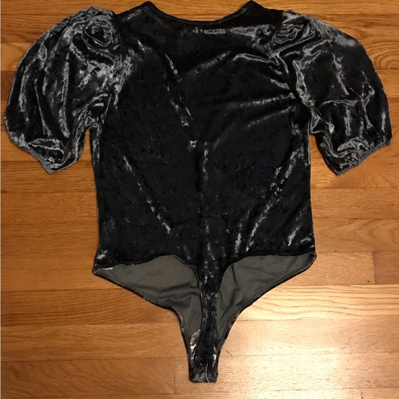 NWT Intimately by Free People Velvet Bodysuit in “Sunflower Seed” - Picture 2 of 7